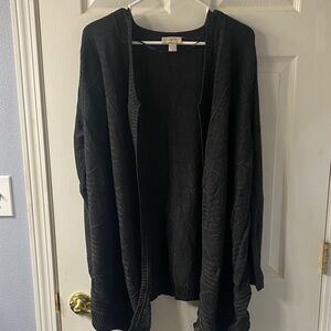 Loft charcoal gray Women's cardigan